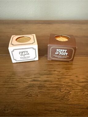 Poppy & Pout Cocoa Mint Swirl Lip Mask and Brown Sugar Bourbon Lip Scrub Duo